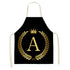 Luxury Mom Kastle Golden Crown Letter Apron Cute Luxury Mom Kastle