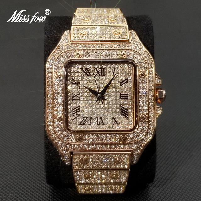 Luxury Mom Kastle MISSFOX Top Brand Square Watch For Men Luxury Mom Kastle