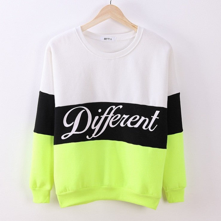 Luxury Mom Kastle Colorblock Alphabet Sweatshirt Luxury Mom Kastle