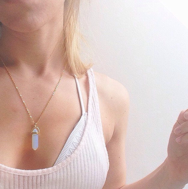 Luxury Mom Kastle Crystal Necklace Luxury Mom Kastle