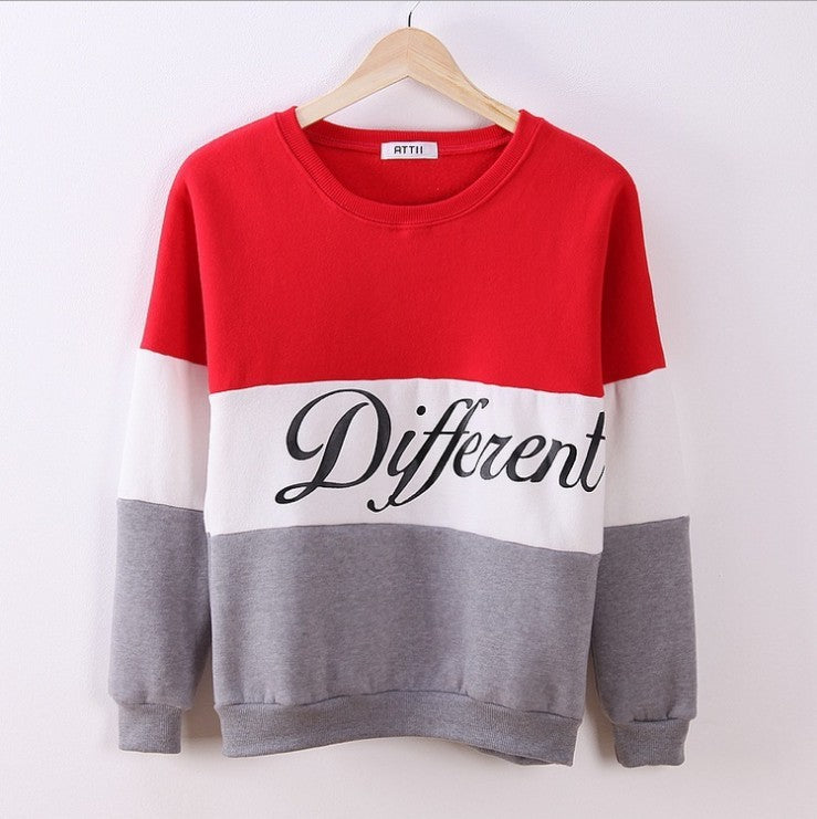Luxury Mom Kastle Colorblock Alphabet Sweatshirt Luxury Mom Kastle
