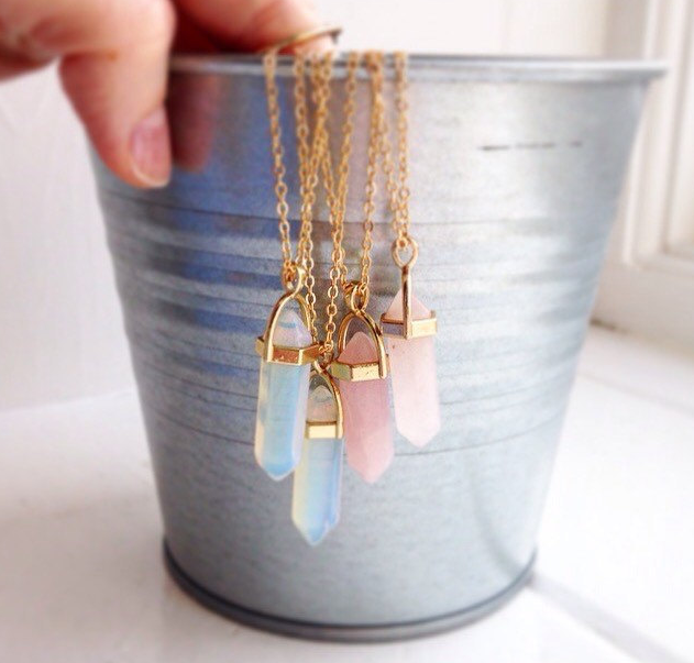 Luxury Mom Kastle Crystal Necklace Luxury Mom Kastle