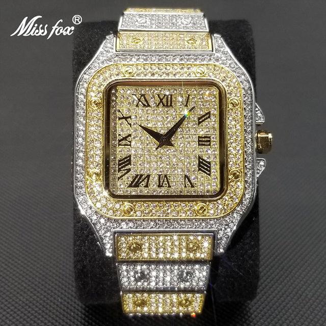 Luxury Mom Kastle MISSFOX Top Brand Square Watch For Men Luxury Mom Kastle
