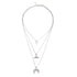 Luxury Mom Kastle Retro Whale Tail Geometric Moon Turquoise Beach Coconut Necklace Luxury Mom Kastle