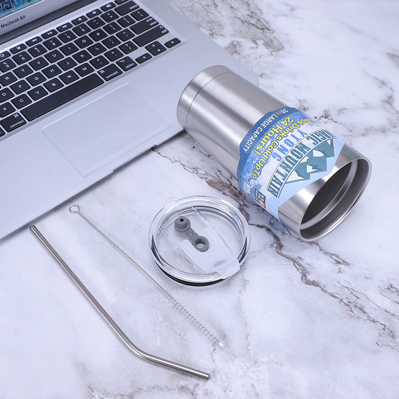 Luxury Mom Kastle Stainless Steel Car Large Capacity Insulation Cup Luxury Mom Kastle
