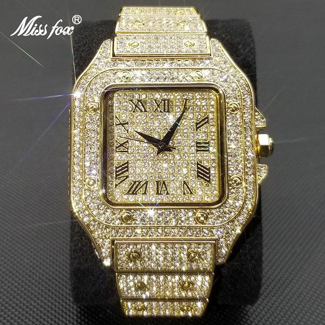 Luxury Mom Kastle MISSFOX Top Brand Square Watch For Men Luxury Mom Kastle