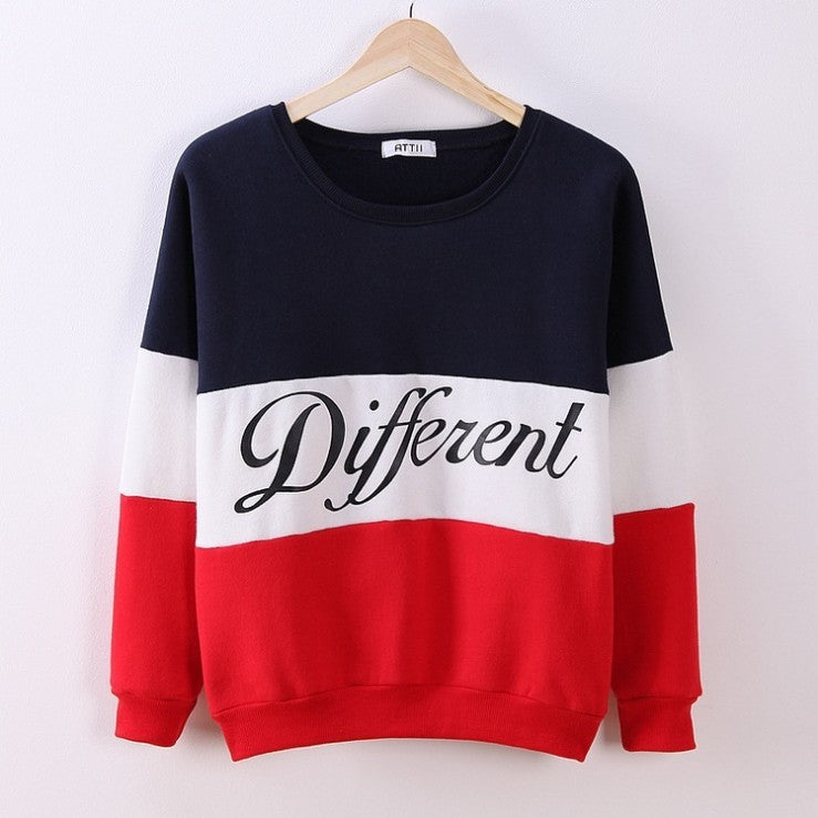 Luxury Mom Kastle Colorblock Alphabet Sweatshirt Luxury Mom Kastle