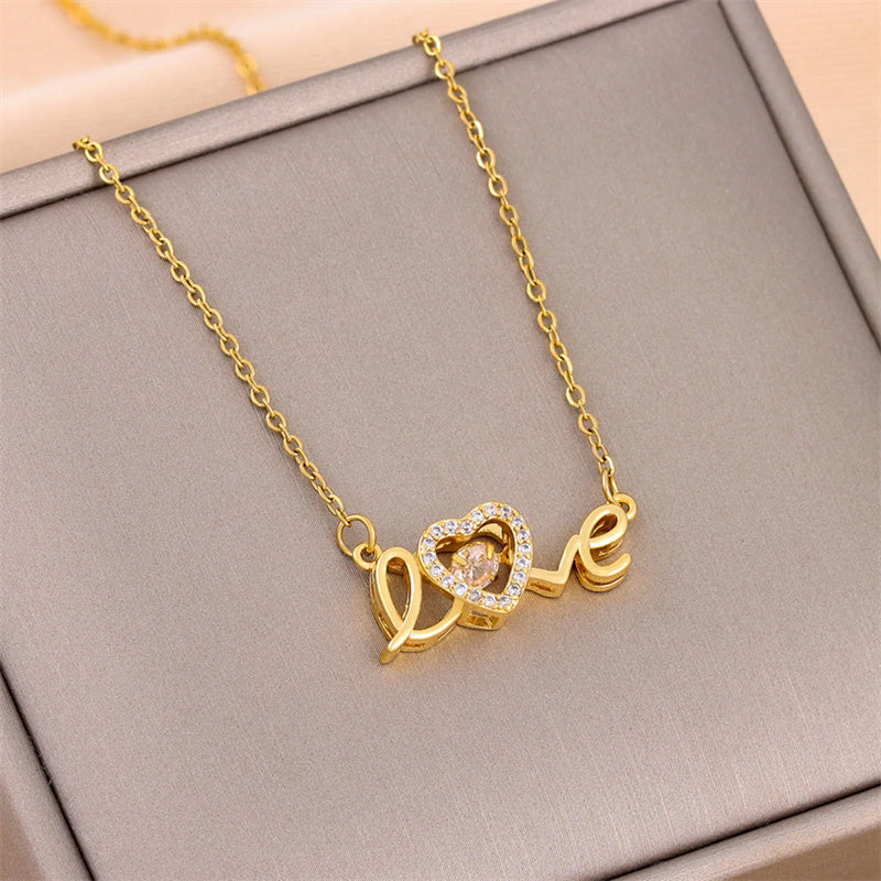 Luxury Mom Kastle Titanium Steel Necklace Luxury Mom Kastle