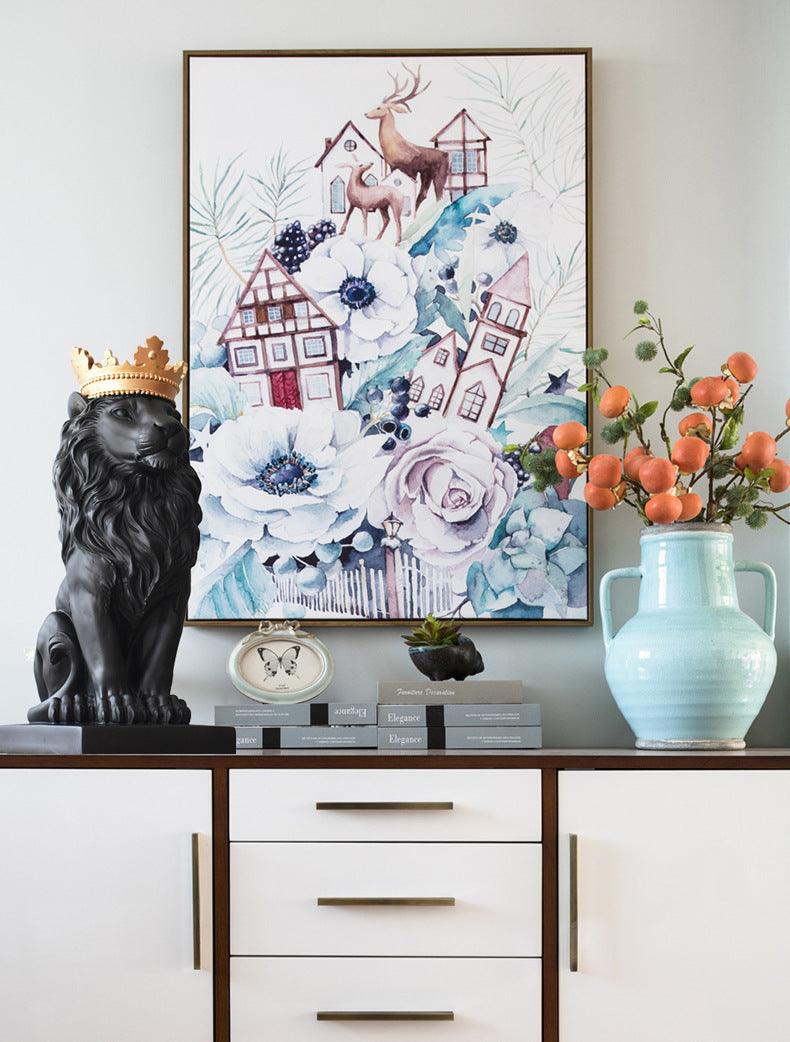 Luxury Mom Kastle Crown lion ornament Luxury Mom Kastle