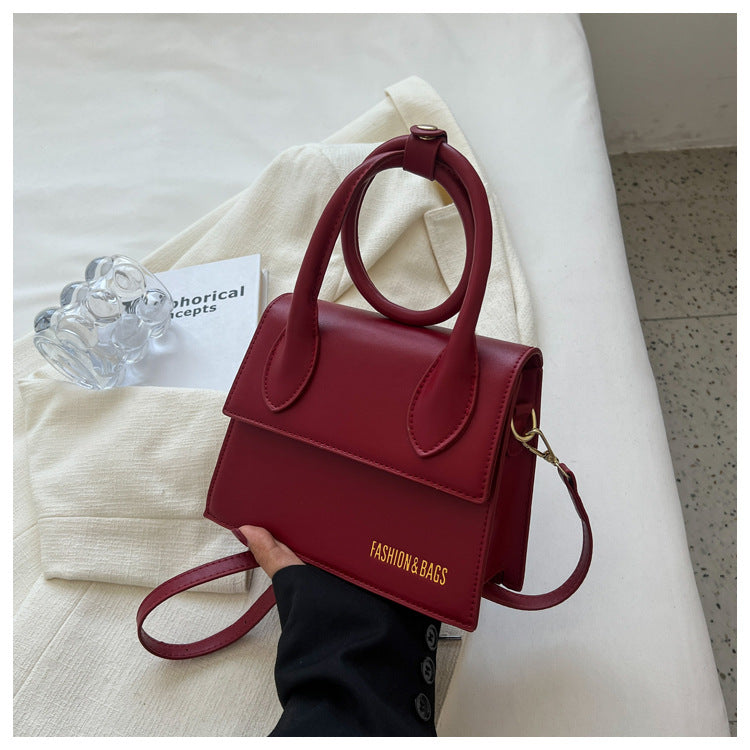 Luxury Mom Kastle Ocean Style Solid Color Shoulder Bag Luxury Mom Kastle