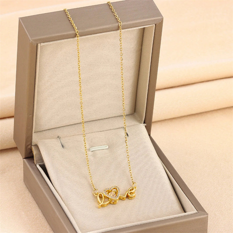 Luxury Mom Kastle Titanium Steel Necklace Luxury Mom Kastle