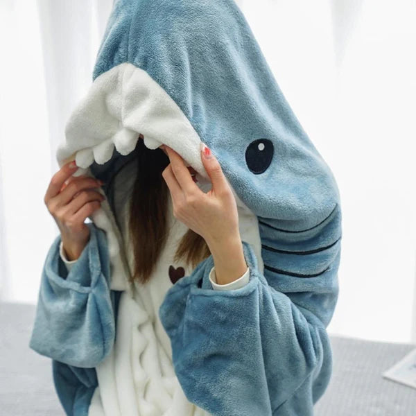 Luxury Mom Kastle Sharksy - Blanket Luxury Mom Kastle Blanket Pijama Sharksy