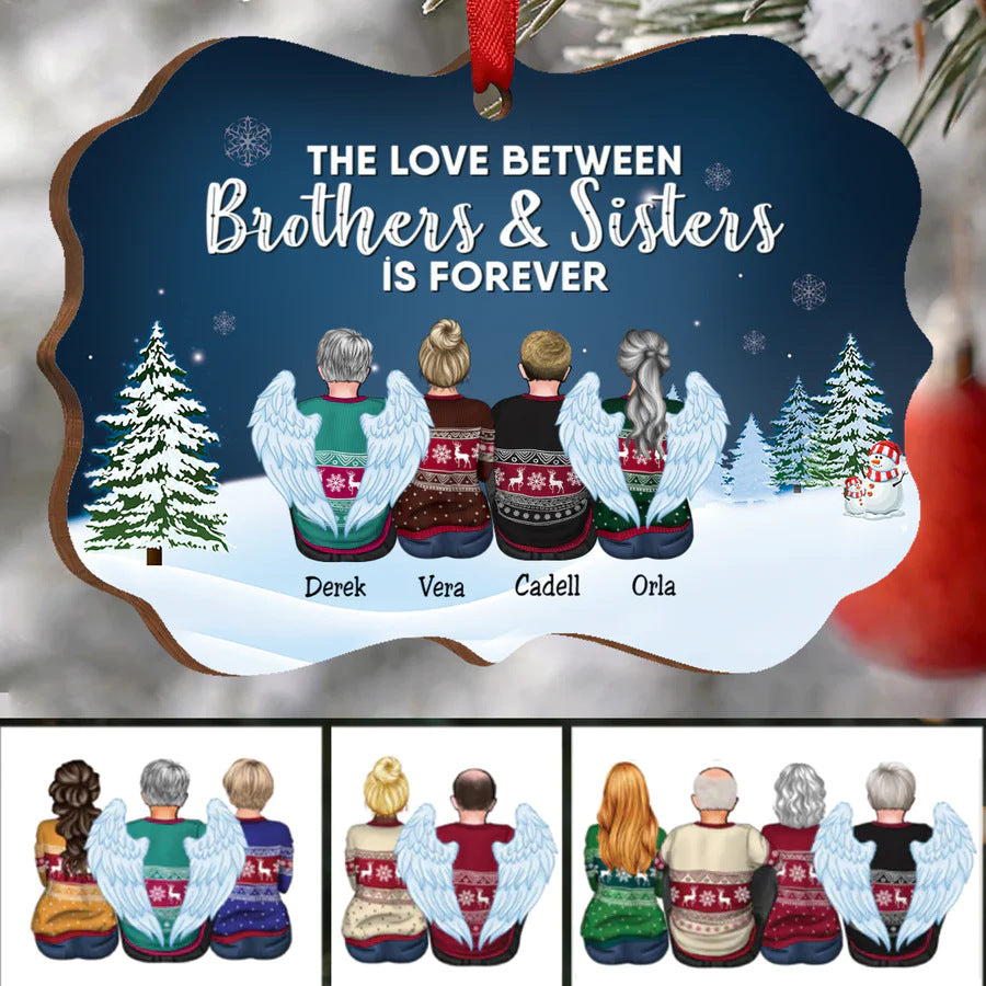 Luxury Mom Kastle Personalized Christmas Hanging Wood Luxury Mom Kastle
