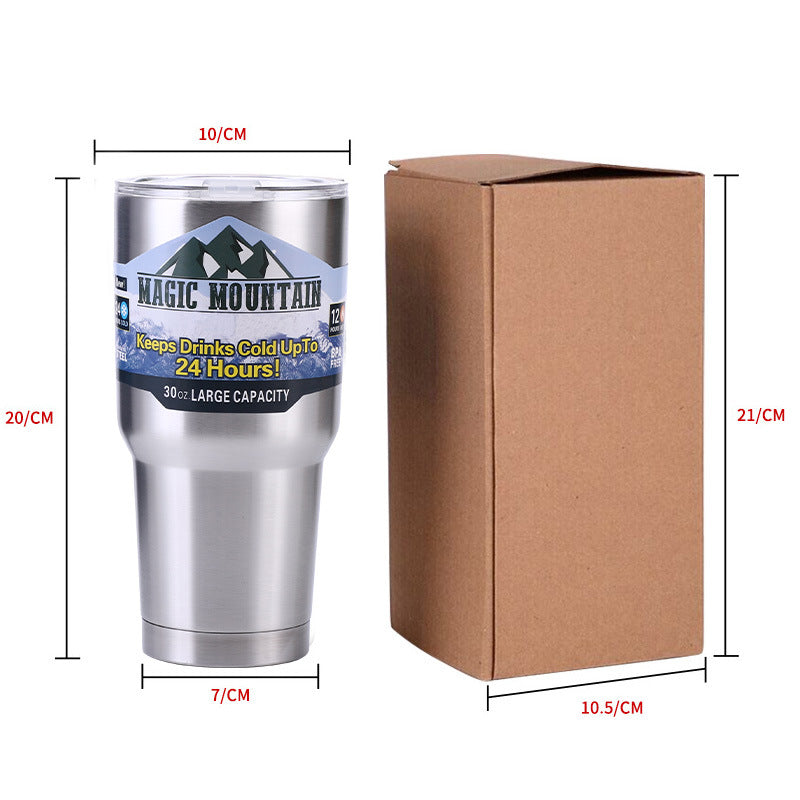 Luxury Mom Kastle Stainless Steel Car Large Capacity Insulation Cup Luxury Mom Kastle