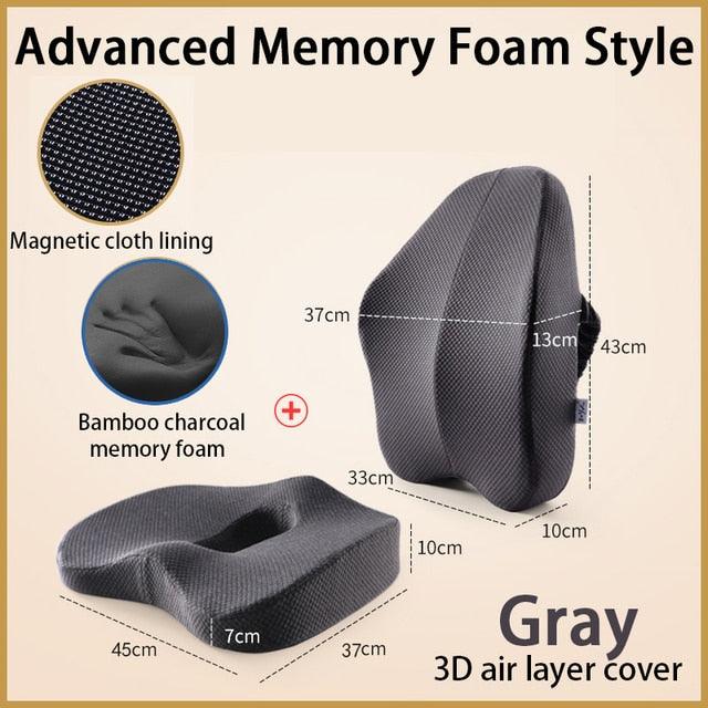 Luxury Mom Kastle Orthopedic Pillow Memory Foam Seat Set Lisa’s Store orthopedic pillow set relaxation therapeutic