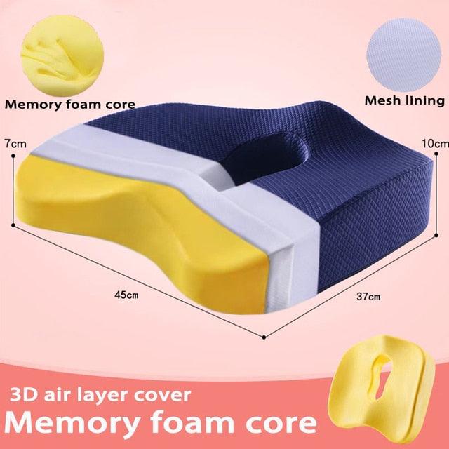 Luxury Mom Kastle Orthopedic Pillow Memory Foam Seat Set Lisa’s Store orthopedic pillow set relaxation therapeutic