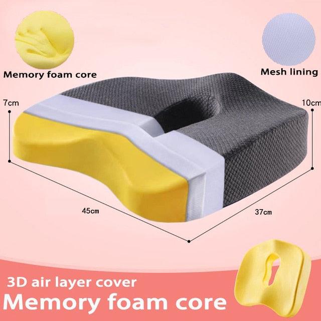 Luxury Mom Kastle Orthopedic Pillow Memory Foam Seat Set Lisa’s Store orthopedic pillow set relaxation therapeutic