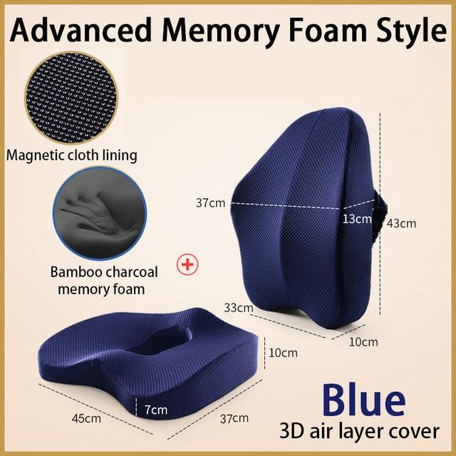 Luxury Mom Kastle Orthopedic Pillow Memory Foam Seat Set Lisa’s Store orthopedic pillow set relaxation therapeutic