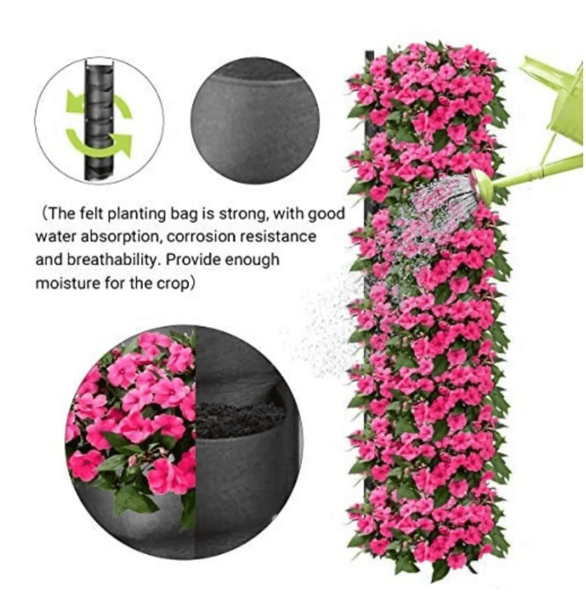 Luxury Mom Kastle NEW DESIGN Vertical Hanging Garden Planter Flower Pots My Store Free Shipping