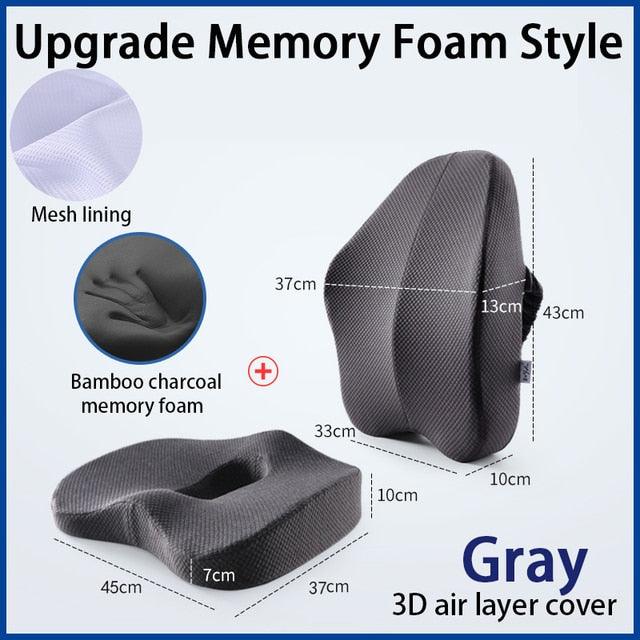 Luxury Mom Kastle Orthopedic Pillow Memory Foam Seat Set Lisa’s Store orthopedic pillow set relaxation therapeutic
