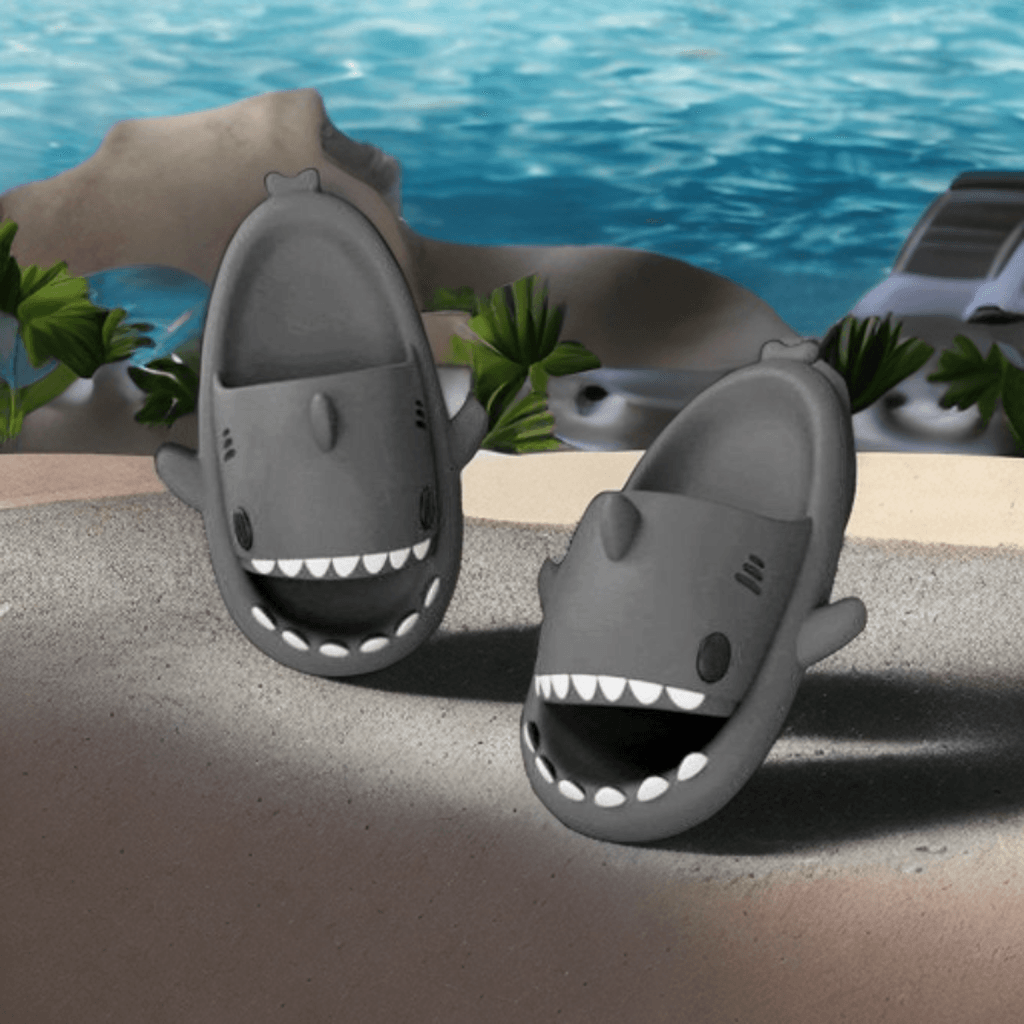 Luxury Mom Kastle Shark Slippers Luxury Mom Kastle Shark Slippers