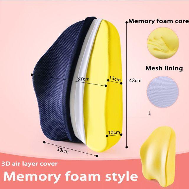 Luxury Mom Kastle Orthopedic Pillow Memory Foam Seat Set Lisa’s Store orthopedic pillow set relaxation therapeutic