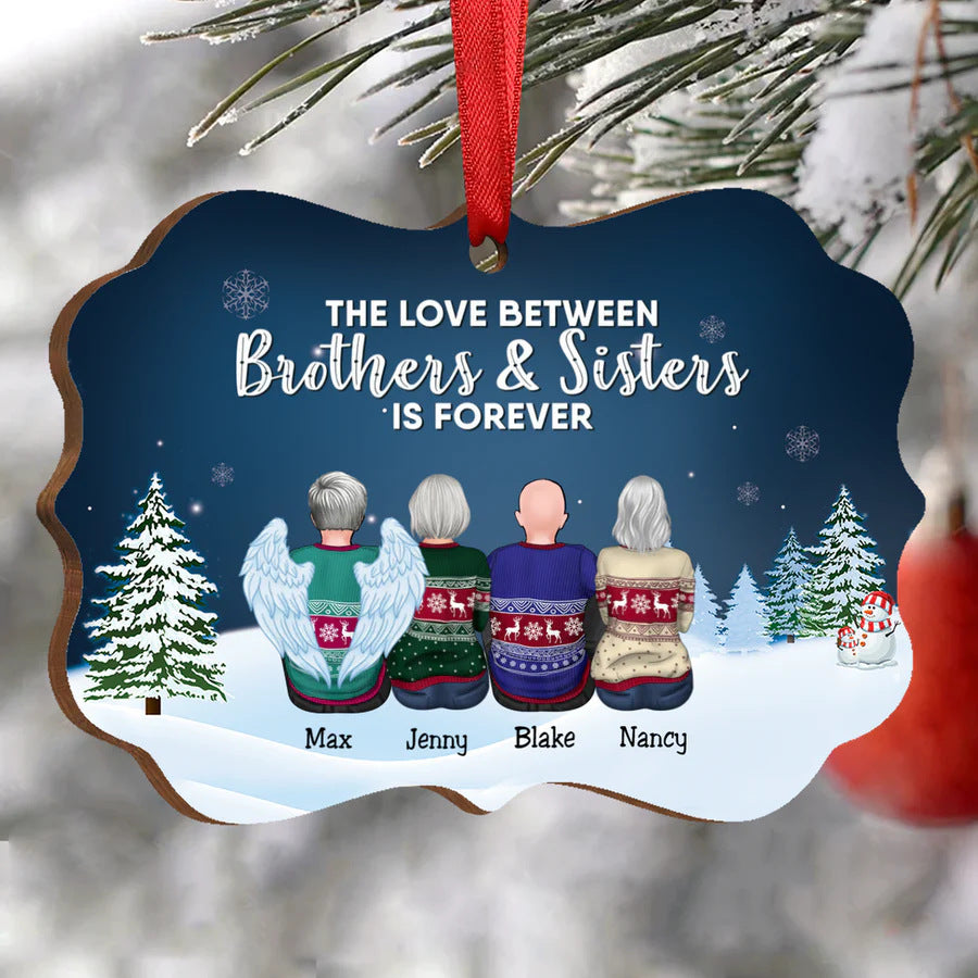 Luxury Mom Kastle  Personalized Christmas Hanging Wood Luxury Mom Kastle  