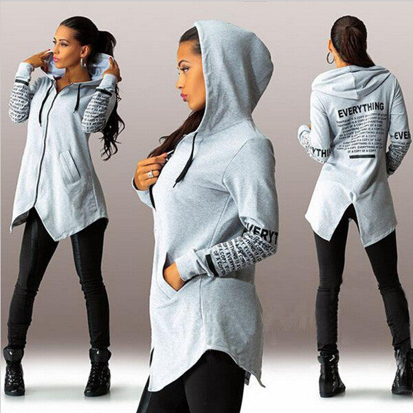 Luxury Mom Kastle  Zipper Hooded Sweater Luxury Mom Kastle  