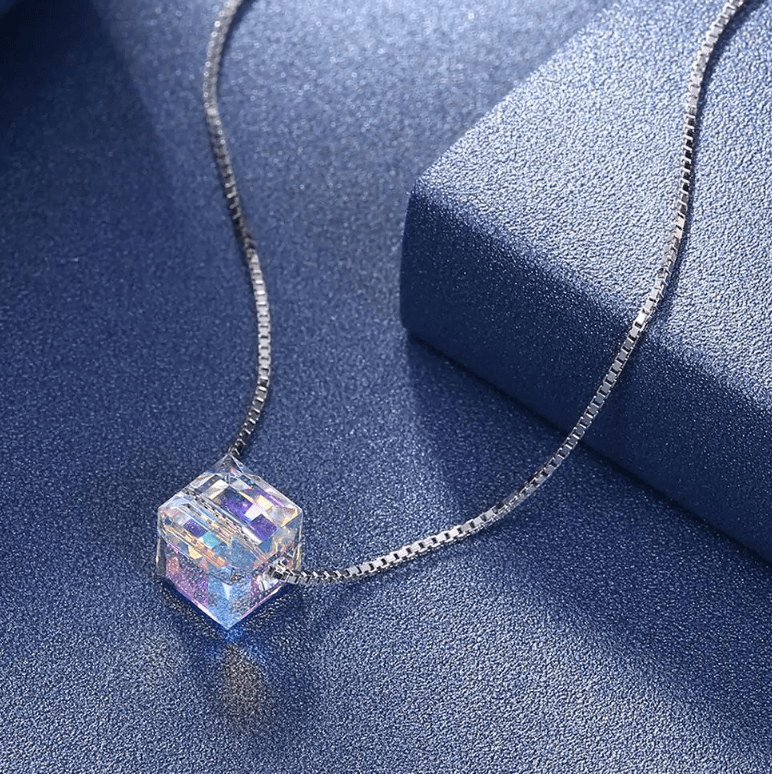 Luxury Mom Kastle  Aurora Crystals Necklace Lisa’s Store Aurora Crystals Necklace