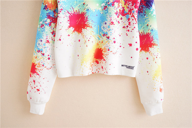 Luxury Mom Kastle  Painted Sweater Luxury Mom Kastle  