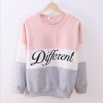 Luxury Mom Kastle  Colorblock Alphabet Sweatshirt Luxury Mom Kastle  