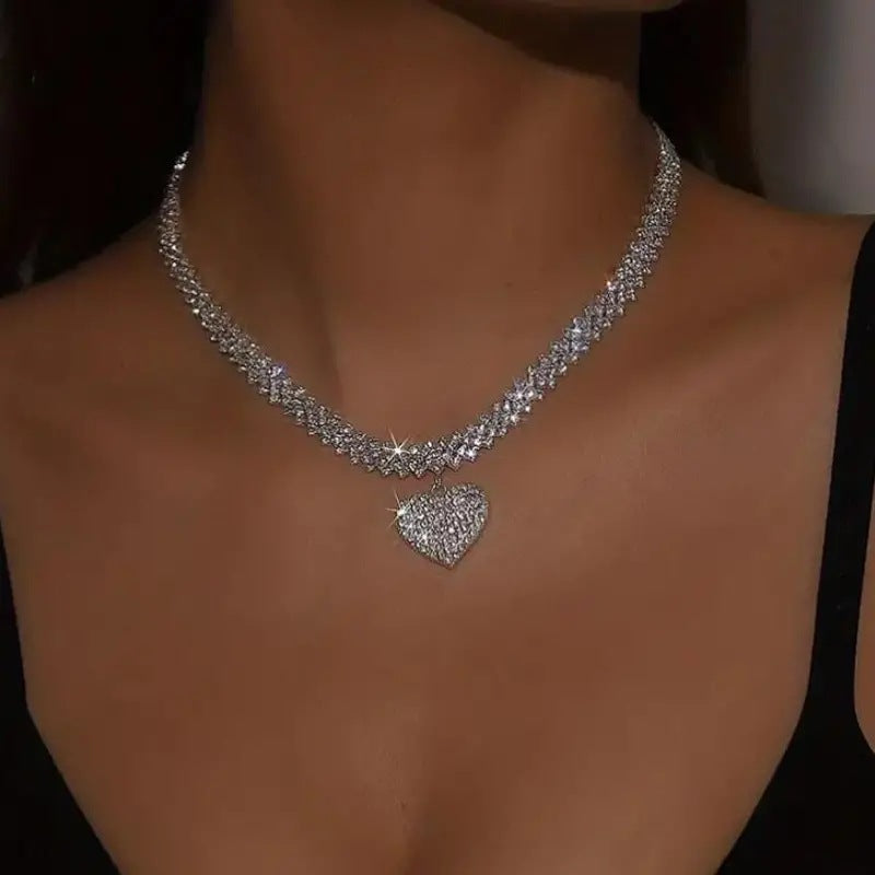 Luxury Mom Kastle  Fashion All-match Love Necklace Women&