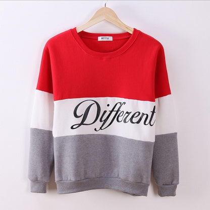 Luxury Mom Kastle  Colorblock Alphabet Sweatshirt Luxury Mom Kastle  