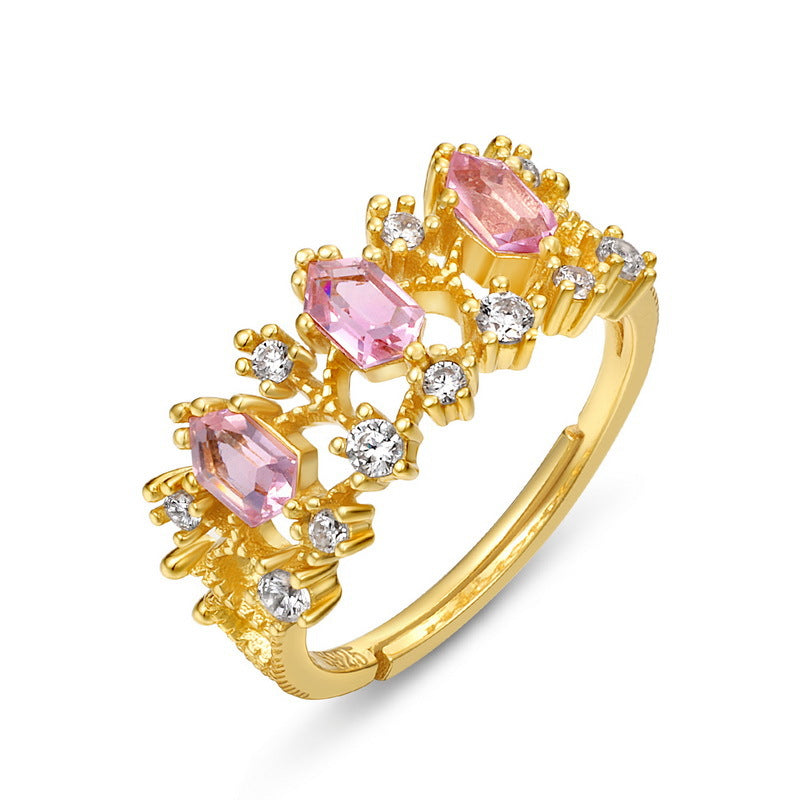 Luxury Mom Kastle  Light luxury color treasure ring Luxury Mom Kastle  