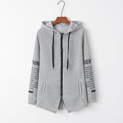 Luxury Mom Kastle  Zipper Hooded Sweater Luxury Mom Kastle  