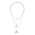 Luxury Mom Kastle  Retro Whale Tail Geometric Moon Turquoise Beach Coconut Necklace Luxury Mom Kastle  