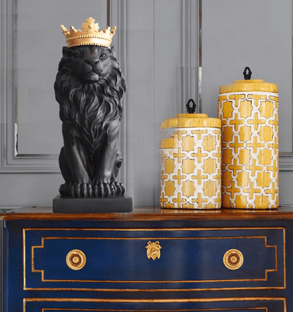 Luxury Mom Kastle  Crown lion ornament Luxury Mom Kastle  