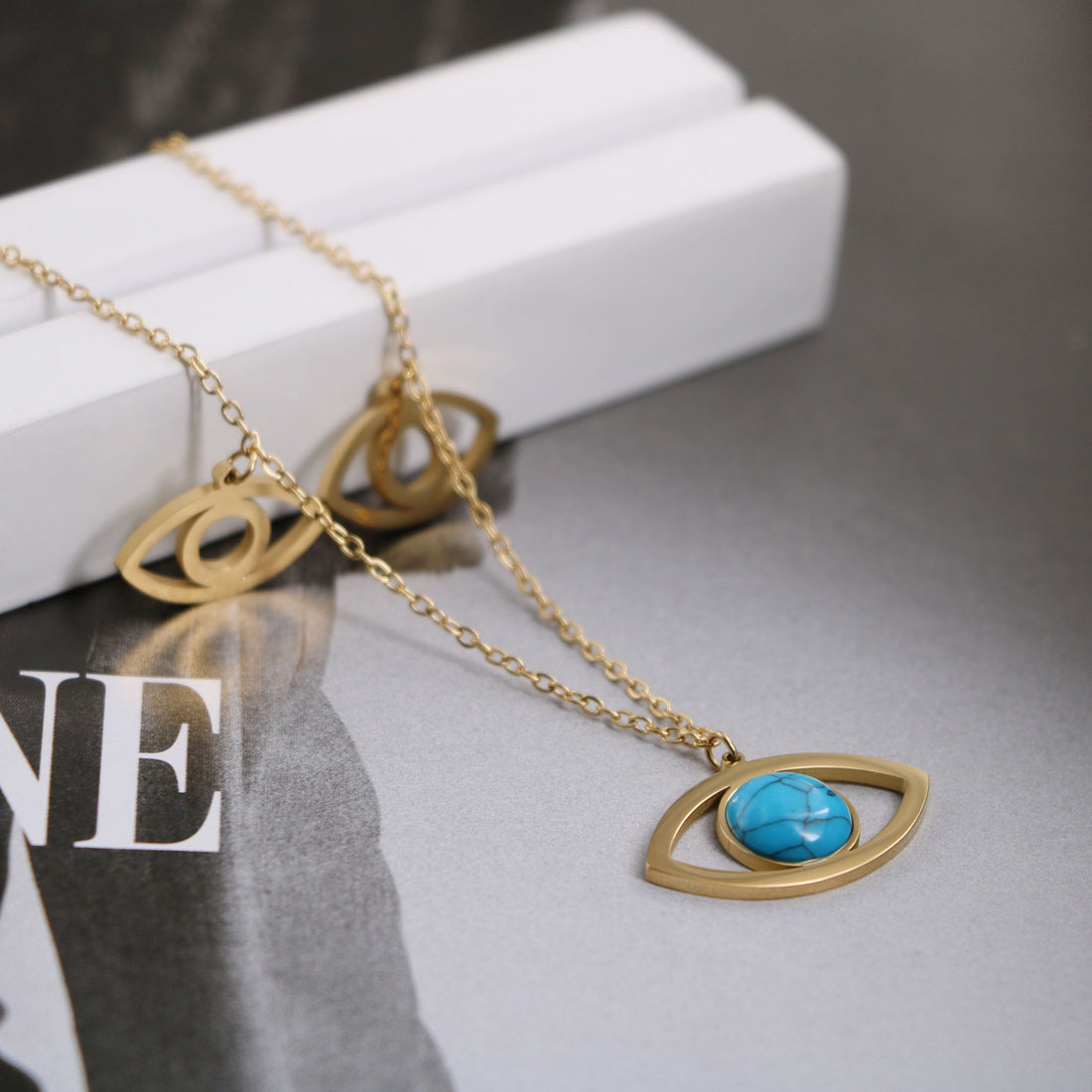 Luxury Mom Kastle  Twin Style Necklace Luxury Mom Kastle  