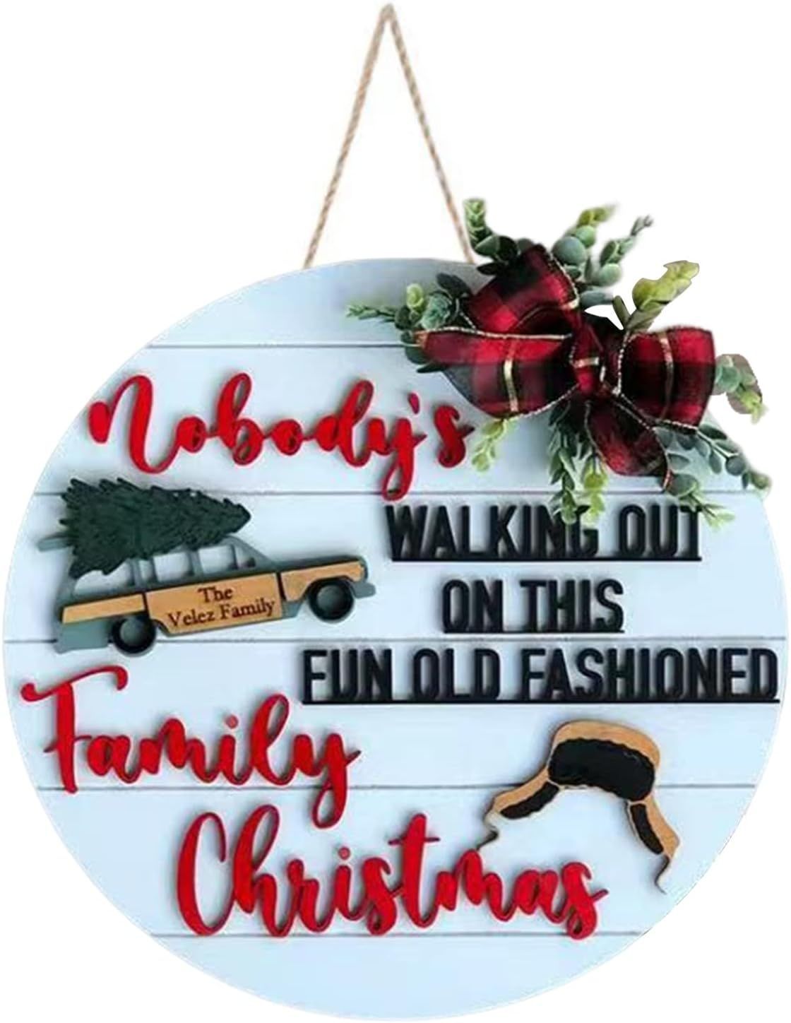 Luxury Mom Kastle  Front Door Sign Christmas Decorations Luxury Mom Kastle  