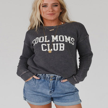 Luxury Mom Kastle  Letter Print Pullover Sweater Women&