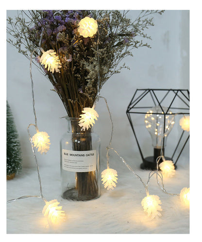 Luxury Mom Kastle  LED Simulation Transparent Pine Nut Light String Luxury Mom Kastle  
