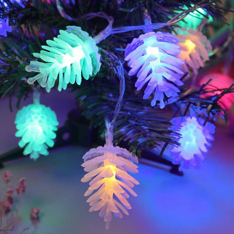 Luxury Mom Kastle  LED Simulation Transparent Pine Nut Light String Luxury Mom Kastle  