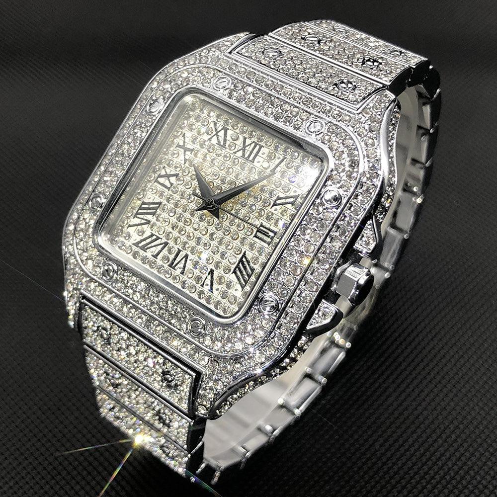 Luxury Mom Kastle  MISSFOX Top Brand Square Watch For Men Luxury Mom Kastle 