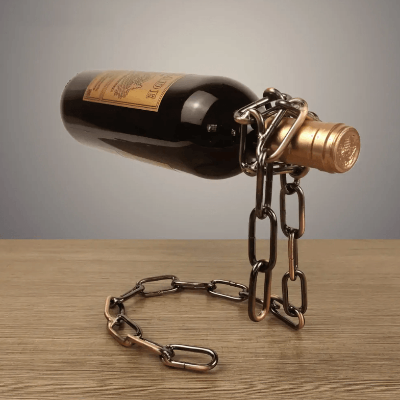 Luxury Mom Kastle  Magic Iron Chain Wine Bottle Holder Luxury Mom Kastle Free Shipping