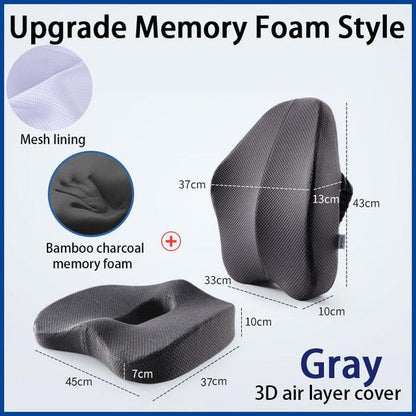Luxury Mom Kastle  Orthopedic Pillow Memory Foam Seat Set Lisa’s Store orthopedic pillow set relaxation therapeutic